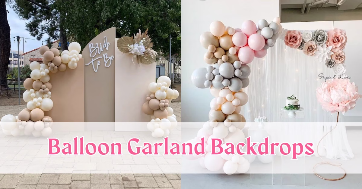 Balloon Garland Backdrops
