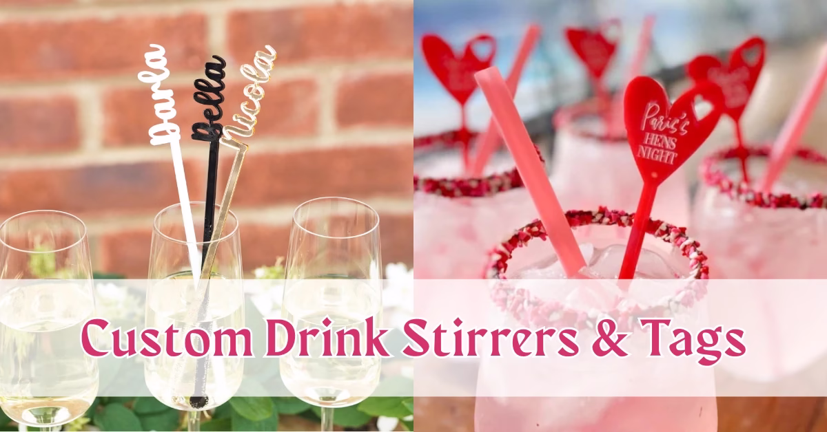 Custom Drink Stirrers & Tags